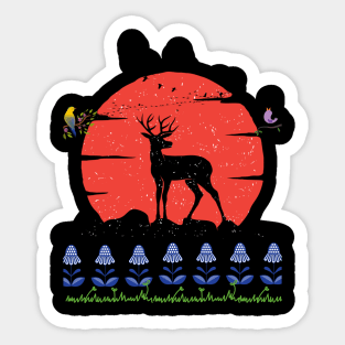 Forest life Sticker